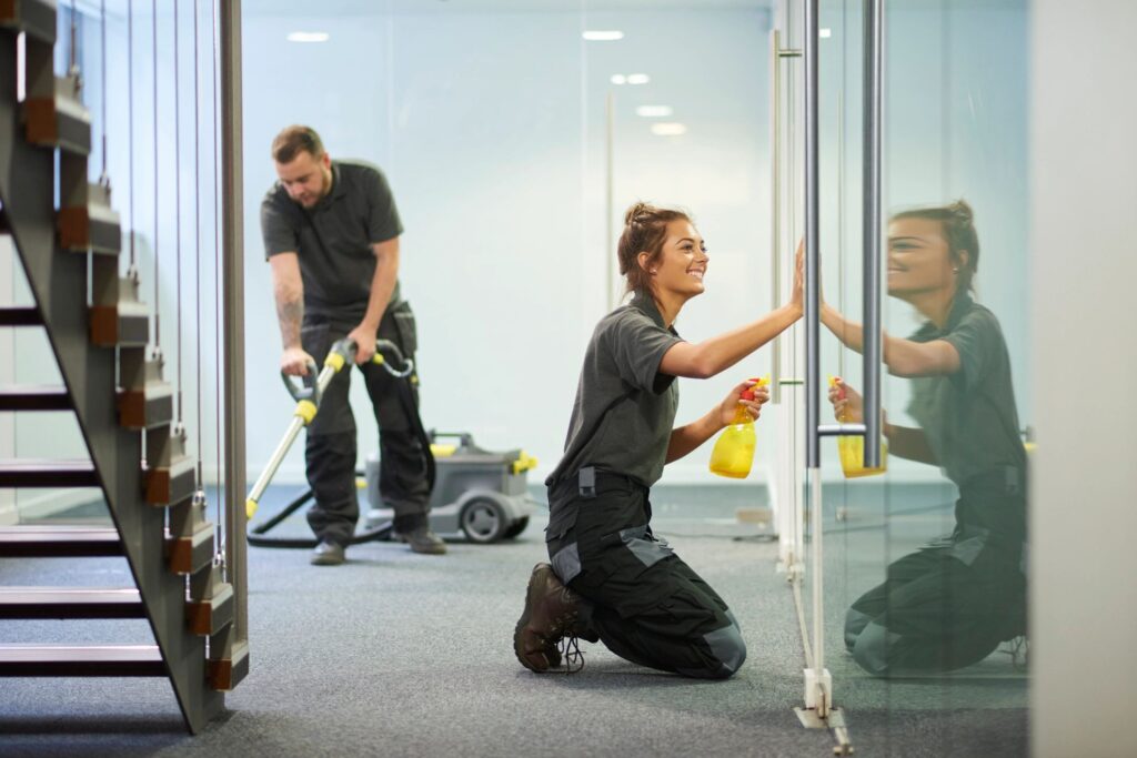 commercial cleaning office modern